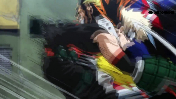 All Might VS Midoriya & Bakugo - Best Anime Moments Boku No Hero Academia S02