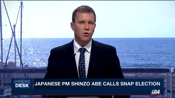 i24NEWS DESK | Japanese PM Shinzo Abe calls snap election | Monday, September 25th 2017