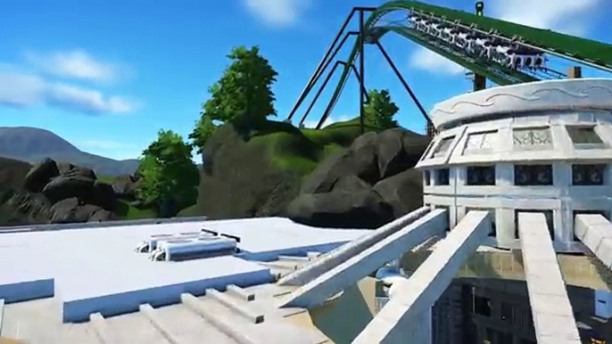 FlyingCoaster: THE MATRIX COASTER Onride POV [Planet Coaster]