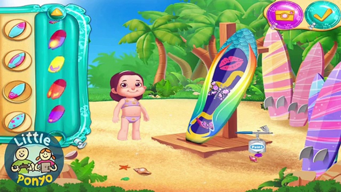 Fun Baby Care - Summer Fun Kids Games & Learn Colors | Summer Vacation Beach Party Games For Kids