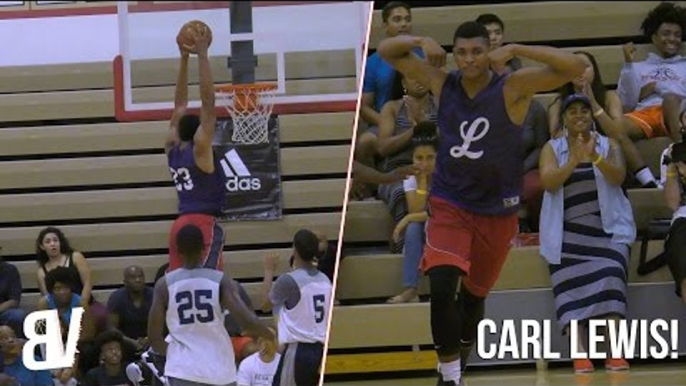 6'10" 2019 Carl Lewis Highlights VS Chino Hills | Super Athletic Big Dunks Everything