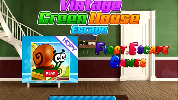 Vintage Green House Escape walkthrough - First Escape Games..