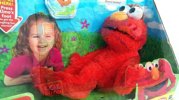 LOL Laugh Out Loud Tickle Me ELMO Sesame Street Playskool Hasbro - Unboxing and Review
