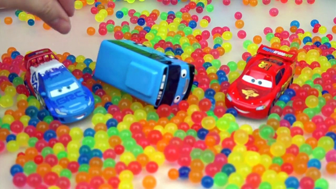 Orbeez surprise eggs and Poli mini car toys play