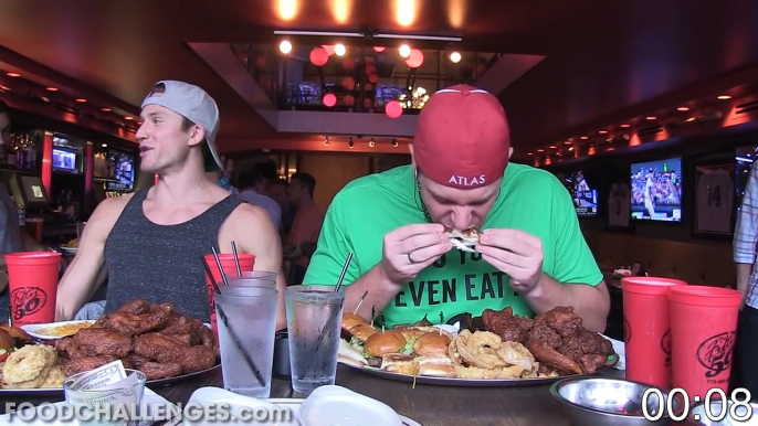 Fifty/50s Ultimate Eating Challenge w/ BEER!!