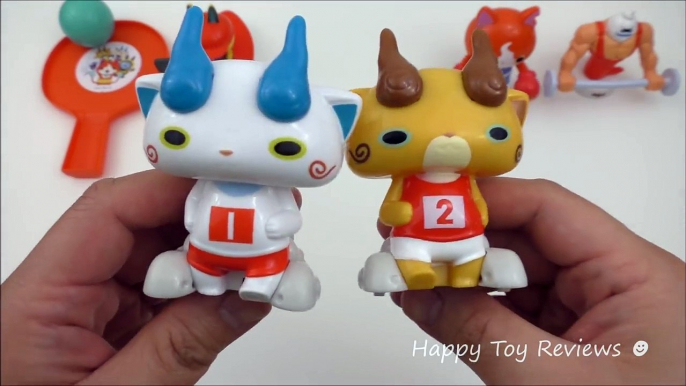 2016 McDONALDS YO-KAI WATCH HAPPY MEAL TOYS RIO OLYMPIC GAMES COMPLETE SET 6 KIDS MEAL TOYS JAPAN