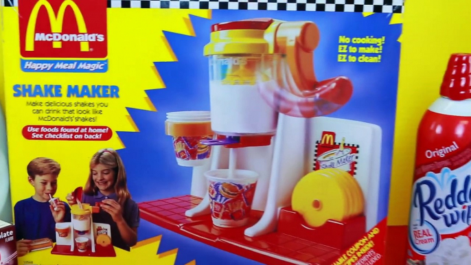 McDonalds SHAKE MAKER Happy Meal Magic Ice Cream Shakes Toy Food For Kids by DisneyCarToys