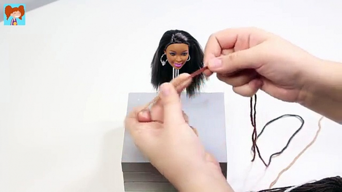 Barbie Rasta Saç Yapımı Kendin Yap Barbie Saç Modelleri Oyuncak Yap