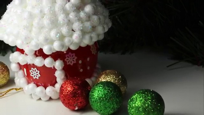 DIY Kids Crafts Ideas for Christmas: Plastic Bottles Winter House - Recycled Bottles Crafts