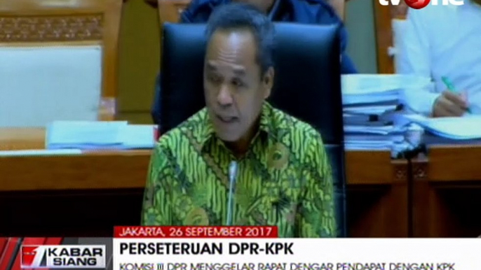 Komisi III DPR Gelar Rapat Dengar Pendapat dengan KPK