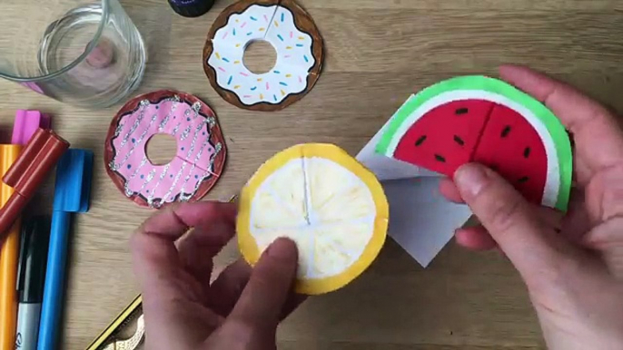 Easy DIY Donuts Bookmark DIY (Paper Crafts)