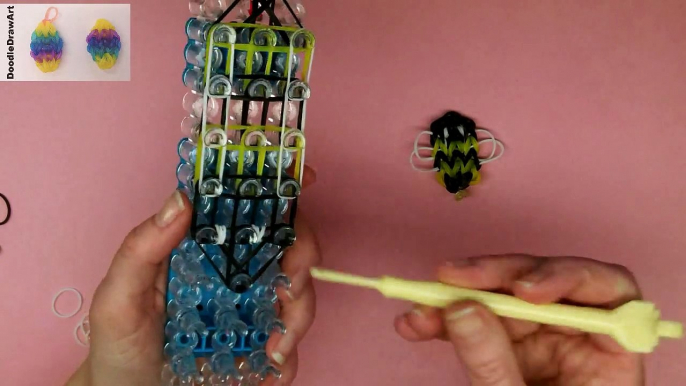 Craft: Rainbow Loom Bumble Bee Charm - Step by Step Tutorial