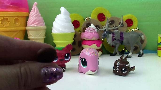 Littlest Pet Shop Play Doh DONUTS Custom DIY Mini LPS Food Playdoh