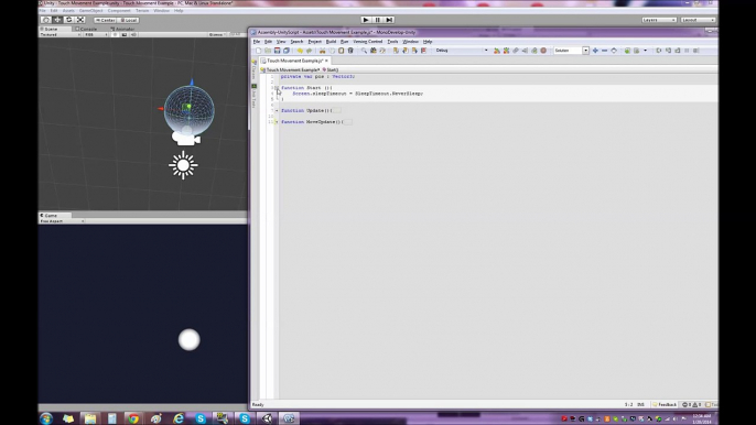 Unity Touch Movement Example | Video Game Development | Unity 3D