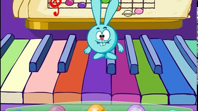 Мультик для самых маленьких Смешарики Крош играет на пианино Cartoon Croche plays the piano