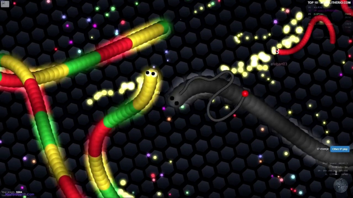 Slither.io - GHOST SNAKE vs. BIGGEST SNAKES! / Epic Slitherio Gameplay (Slitherio Funny Moments)