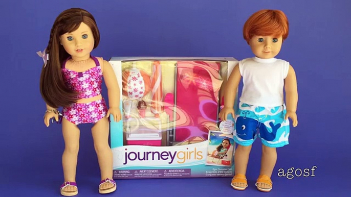 American Girl Doll Epic Summer Set by Journey Girls ! HD WATCH IN HD!