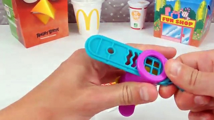 Le menu enfant Happy Meal Mcdonalds burger frite en pâte à modeler - Gloopy