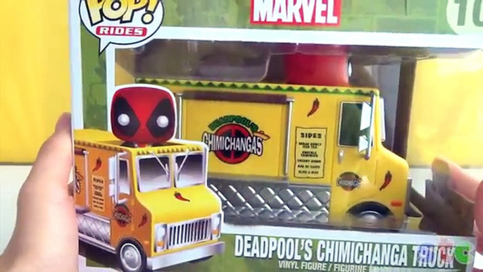 Deadpool y su Camion de Chimichangas Funko Pop Rides