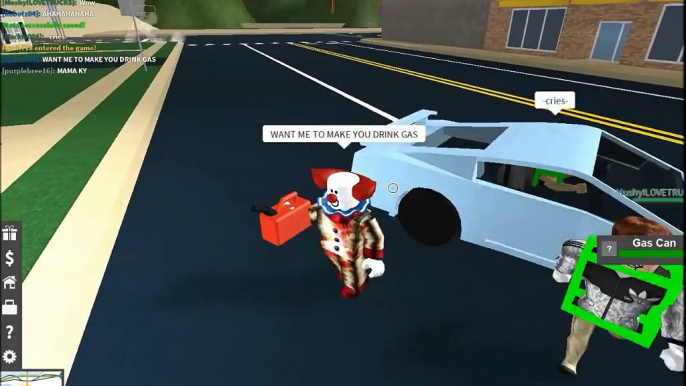 Roblox - Clown Killer Prank In the Hood (GONE WRONG)(SHOTS FIRED)(NEARLY DIED)(PRANKS ON COPS)(2016)