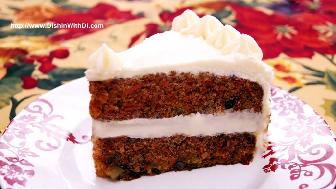 Carrot Cake Recipe: How To Make Carrot Cake: From Scratch: Diane Kometa - Dishin With Di # 158