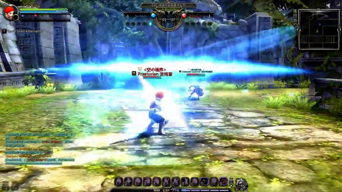 Dragon Nest PvP Showcasing Moonlord vs Guardian (lv 90 cap) EXi