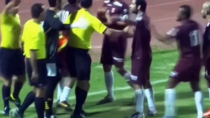 Players vs Referees ● Craziest Fights In Football History [360p]