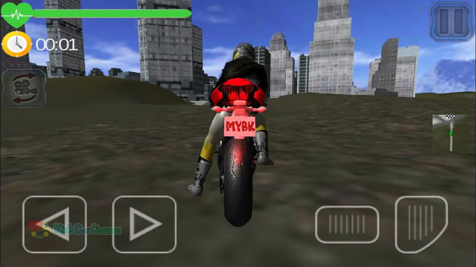 Bike racing games - Zombie City Bike Racing - Motorcycle games for kids