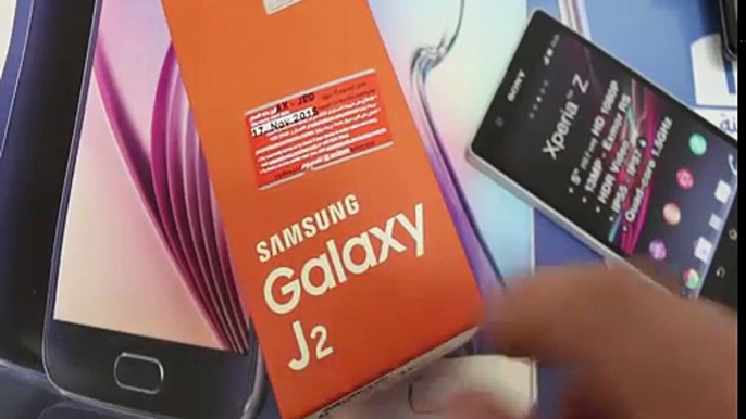 Samsung Galaxy J2 Gold Unboxing فتح صندوق سامسونج جالكسي جي 2