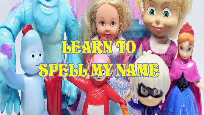 LEARN ,TO ,SPELL ,MY ,NAME, |BABY, DOLLS TOYS ,PLAY+ IGGLEPIGGLE,, SULLEY ,EVI LOVE ,PO ,LUNAGIRL, MASHA ,PRINCESS ANNA