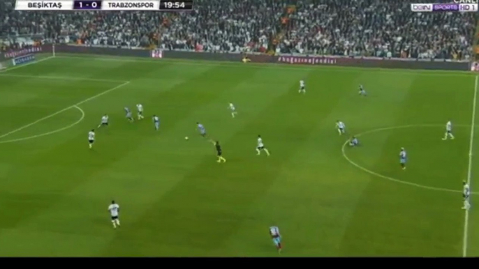 Olcay Sahan Goal -  Besiktas vs Trabzonspor 1-1  01.10.2017 (HD)