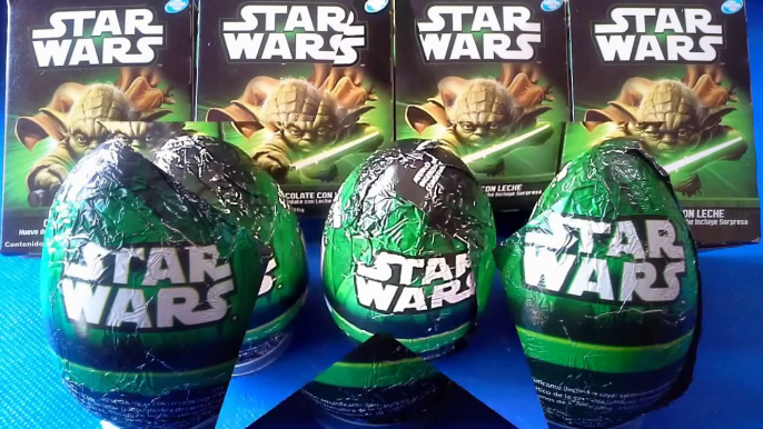 HUEVOS SORPRESA DE STAR WARS. SURPRISE EGGS