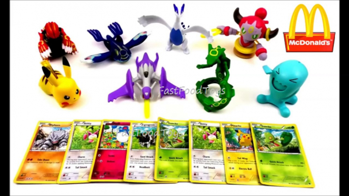 new McDONALDS POKEMON OMEGA RUBY ALPHA SAPPHIRE NINTENDO 3DS SET OF 8 HAPPY MEAL KIDS TOYS REVIEW