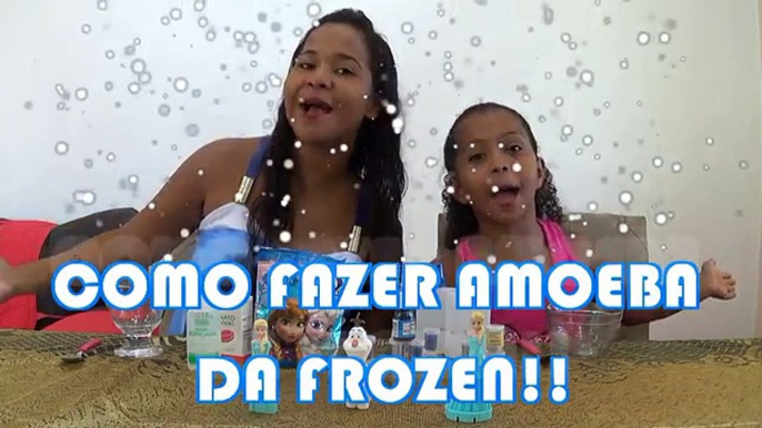 COMO FAZER AMOEBA (GELECA) DA FROZEN!! VEDA#24