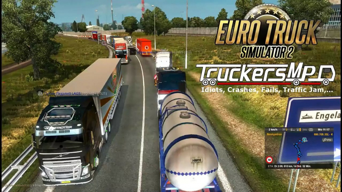 ETS 2 - Multiplayer | Idiots, Crashes, Fails, Traffic Jam,.#21