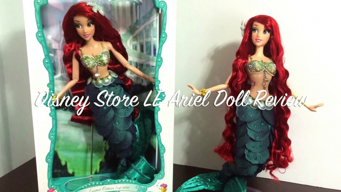 Limited Edition Ariel Doll Review & Unboxing - The Little Mermaid - Disney Store