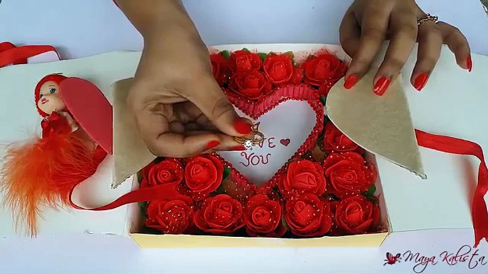 DIY - Valentines Day Greeting Card Design - Making Ideas For Your Loved Ones - By Maya Kalista!