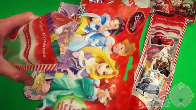 Opening Christmas Kinder Surprise MAXI Egg and Disney Cars and Princess Surprise Stockings!