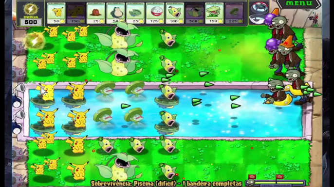Plants vs Zombies Pokemon vs Plants vs Zombies Angry Birds l Survival