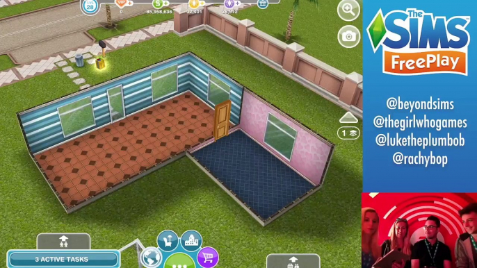 SIMS FREEPLAY 20 MINUTE MANSION CHALLENGE (PART 2) WITH BEYONDSIMS, LUKETHEPLUMBOB   RACHYBOP-lN8Wq8j0668