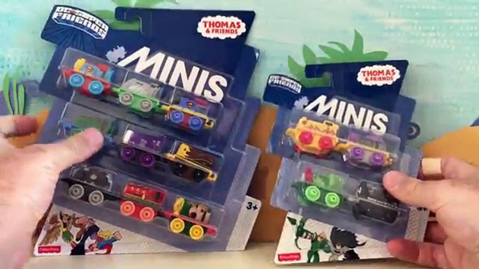 Thomas & Friends Minis DC Super Friends 2016 Kids Toys Unboxing DC Comics