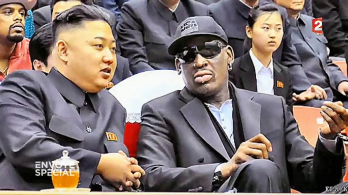 Dennis Rodman raconte ses sorties karaoké avec... Kim Jong Un dans "Envoyé Spécial" - Regardez