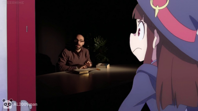 Al's Quickies: Akko accidentally opens Michael Stevens' (of Vsauce) door.