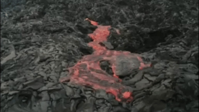 Drone Offers Birds-Eye View of Kilauea Volcano Lava Flow