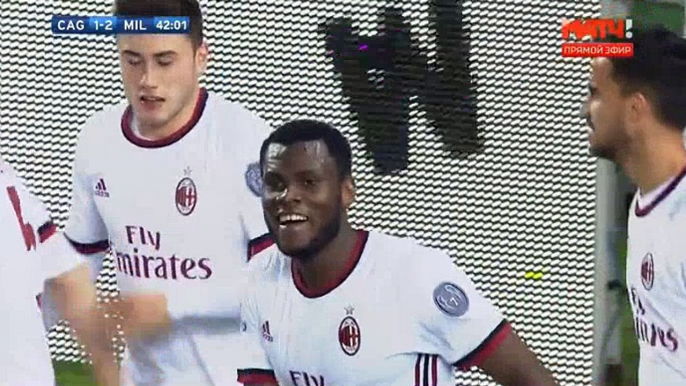 Franck Kessie Goal HD - Cagliari	1-2	AC Milan 21.01.2018