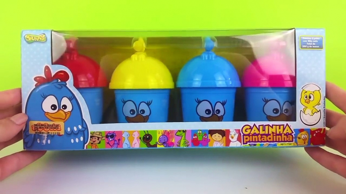 MASSINHAS PLAY DOH GALINHA PINTADINHA PEPPA PIG PATRULHA CANINA BRINQUEDOS SURPRESAS