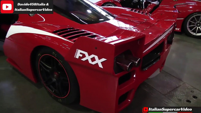 Ferrari FXX Evoluzione and its SCREAMING V12 engine!!! - Motor Show Bolog