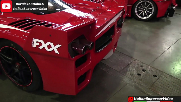 Ferrari FXX Evoluzione and its SCREAMING V12 engine!!! - Motor Show Bolog