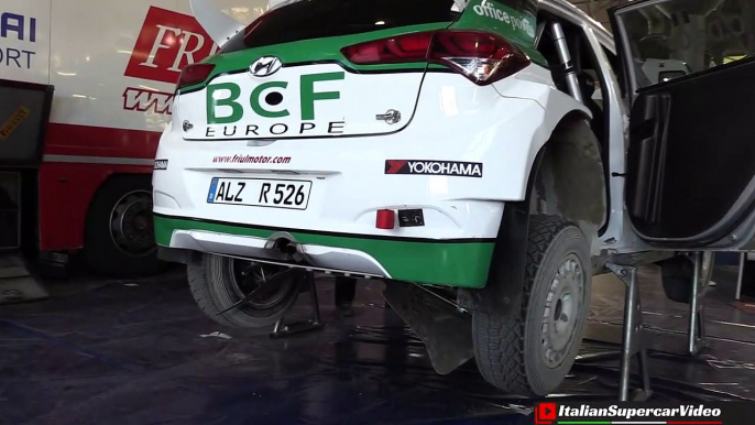 Hyundai i20 R5 in Action by FriulMotor Rally Team - Jumps + On-Board - Motor Show Bologn