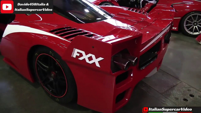 Ferrari FXX Evoluzione and its SCREAMING V12 engine!!! - Motor Show Bologna 2